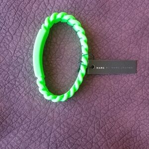 Marc By Marc Jacobs Neon Green Silicone Bracelet